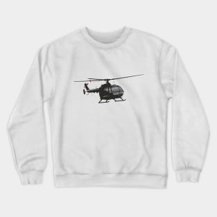 Black German Helicopter Crewneck Sweatshirt